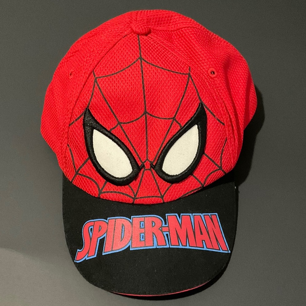 Marvel Spiderman Hat Adjustable Superhero - NWOT